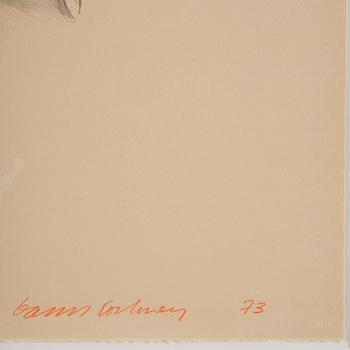 David Hockney, "Celia, 8365 Melrose Ave. Hollywood".