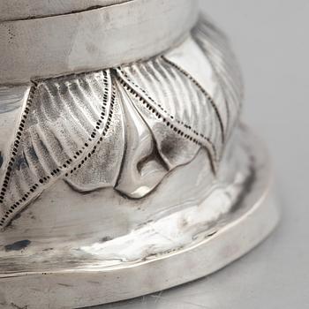 A Swedish Silver Beaker, mark of Christopher Nordin, Hudiksvall circa 1830.