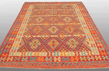 A CARPET, kilim, around  308 x 207 cm.