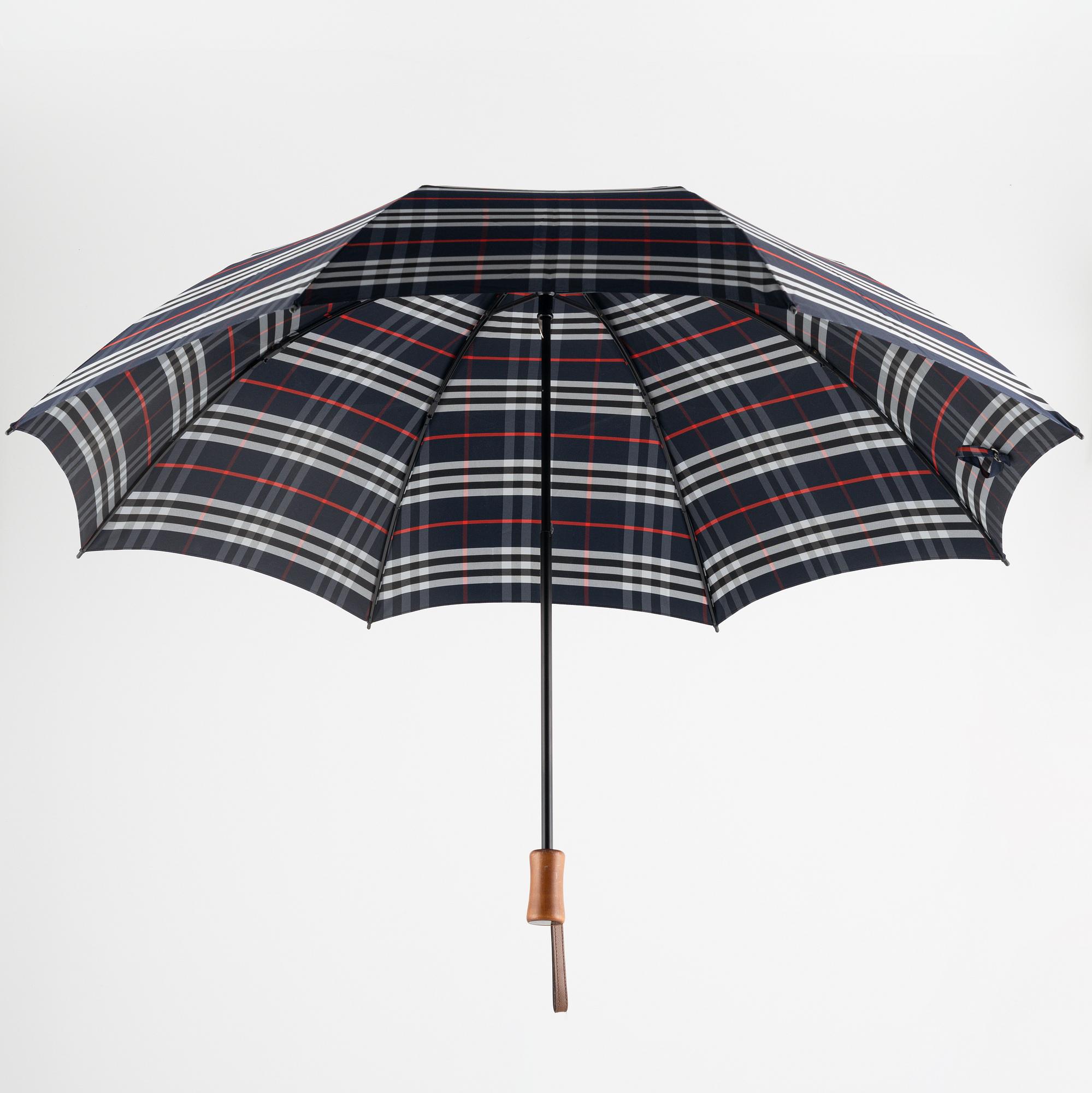 Grey burberry umbrella online
