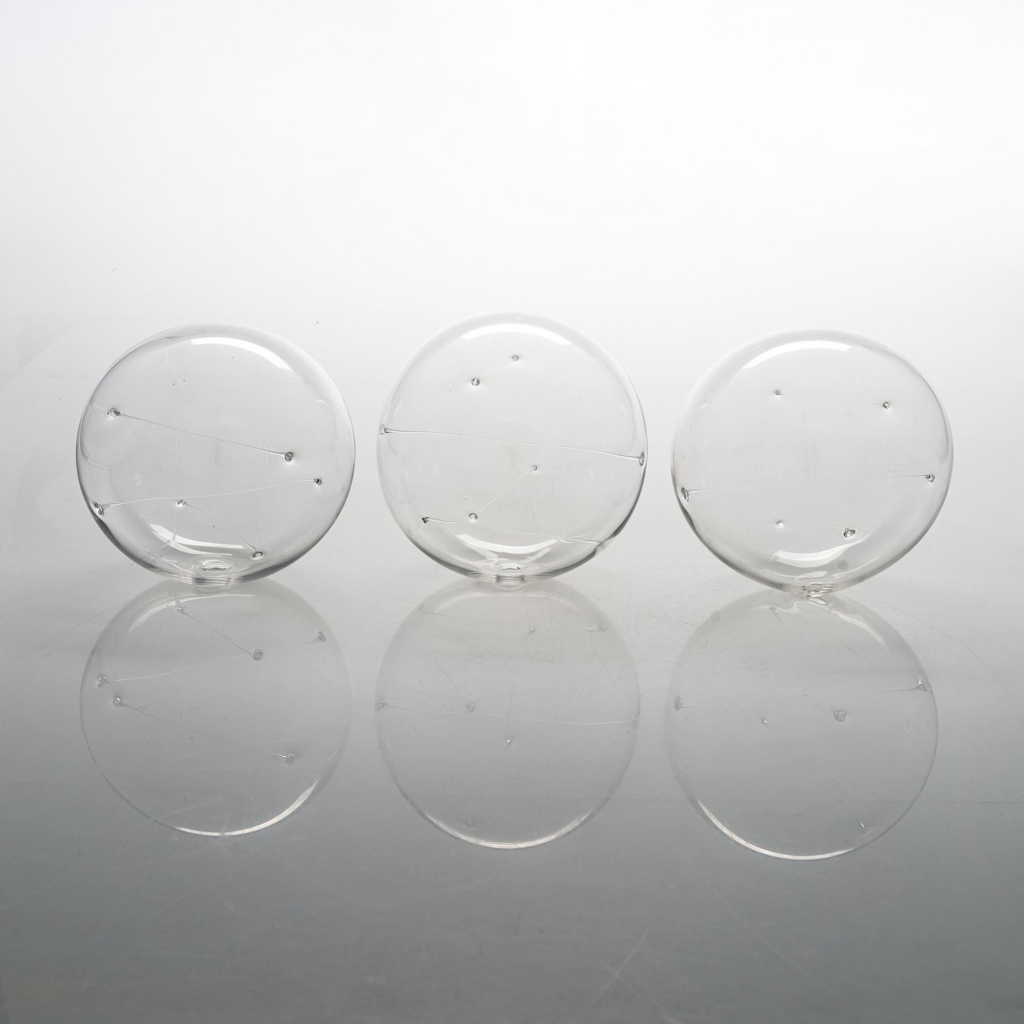 Timo Sarpaneva, Six 1960/1970's 'Sun balls' for Iittala.