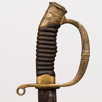 An Imperial Russian model 1909 officer's sword.