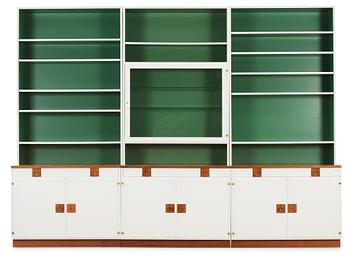448. A set of three sections of Josef Frank book shelves, Svenskt Tenn, model 2255.
