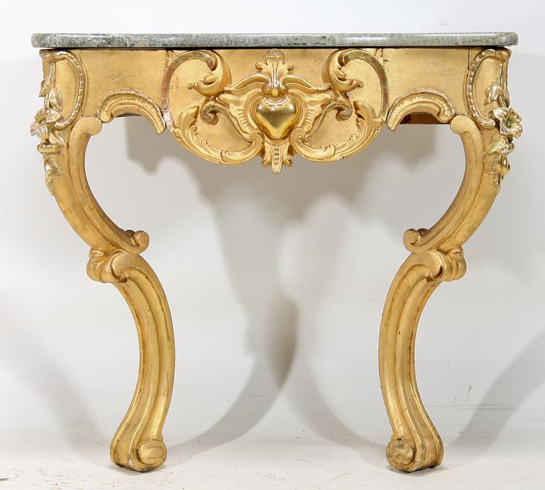 KONSOLBORD, rokokostil, 1800-talets slut.