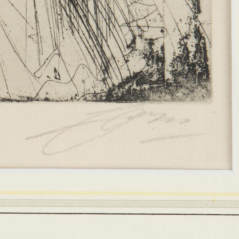 ANDERS ZORN, etching, 1904, signed in pencil.