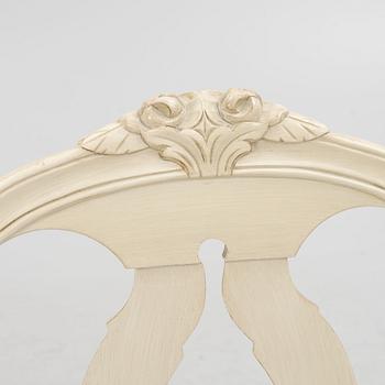 Stolar, 10 st, gustaviansk stil, Åmells Möbler.