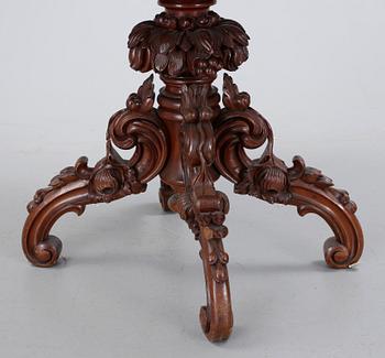 SALONGSBORD, 1800-tal. Etikettmärkt M.O. Schröder.