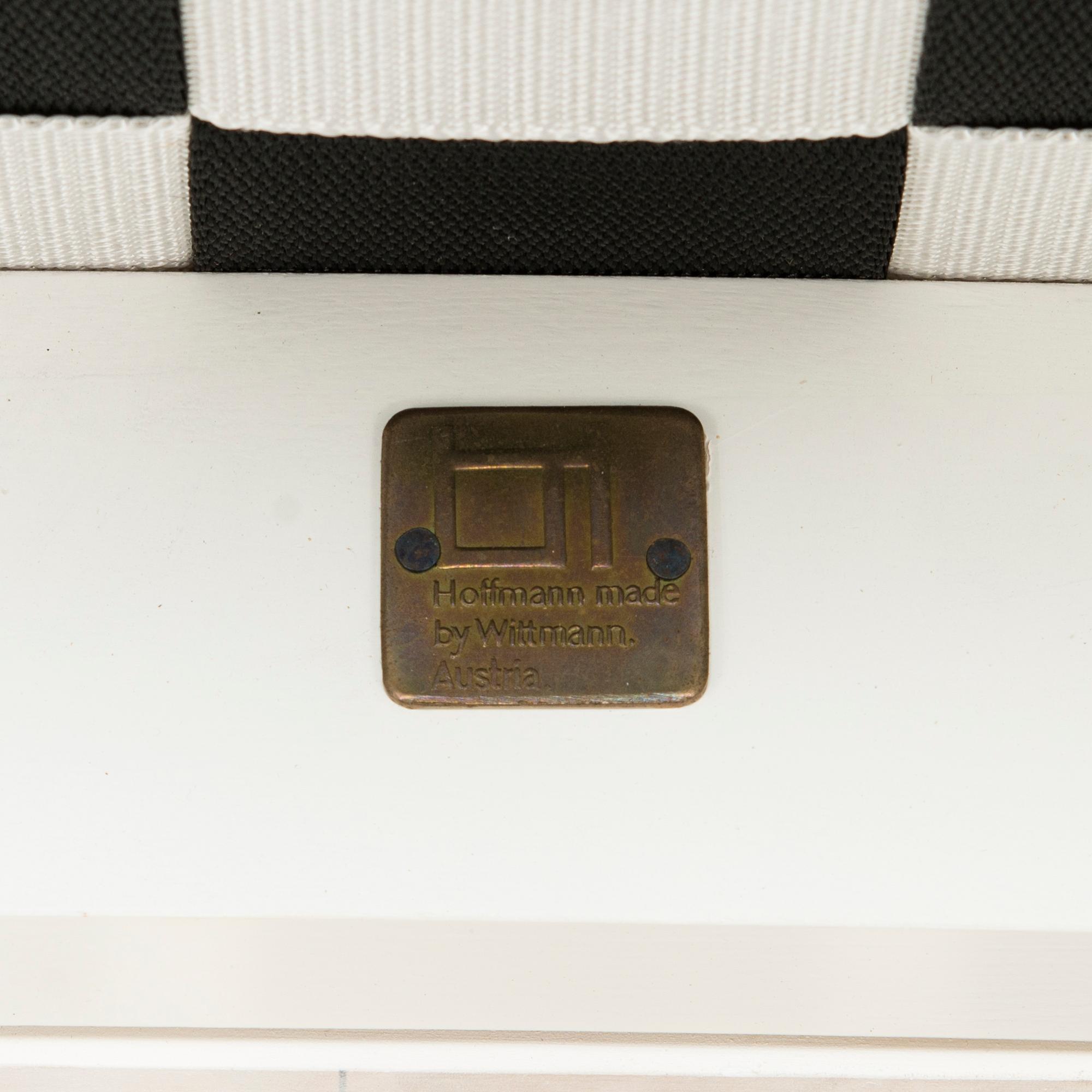 A KOLOMAN MOSER/JOSEF HOFFMANN, 'Purkersdorf' armchair from late 21th century for Wittmann.