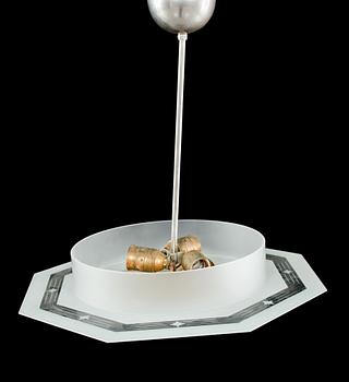 TAKLAMPA, art deco, 1900-talets andra kvartal.  Höjd 52 cm.