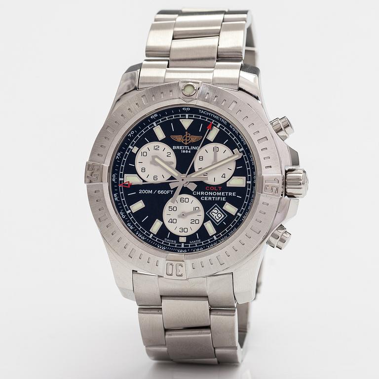 BREITLING, Colt, Chronometer, armbandsur 44 mm.