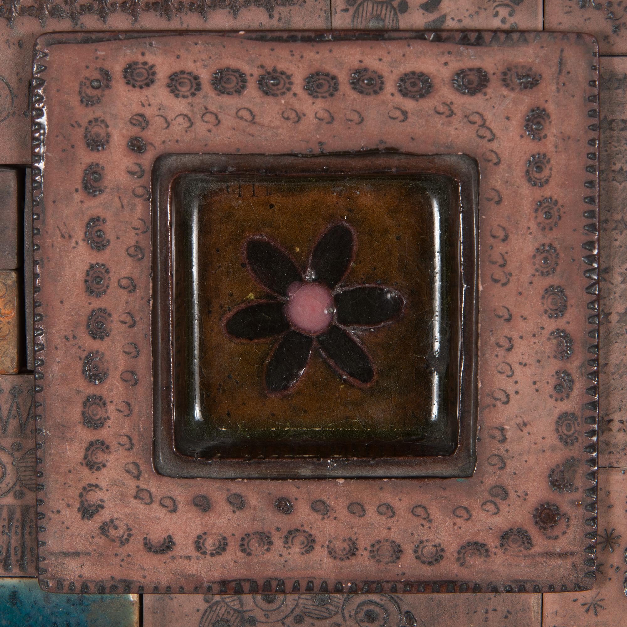 Rut Bryk, relief, signed a tergo.