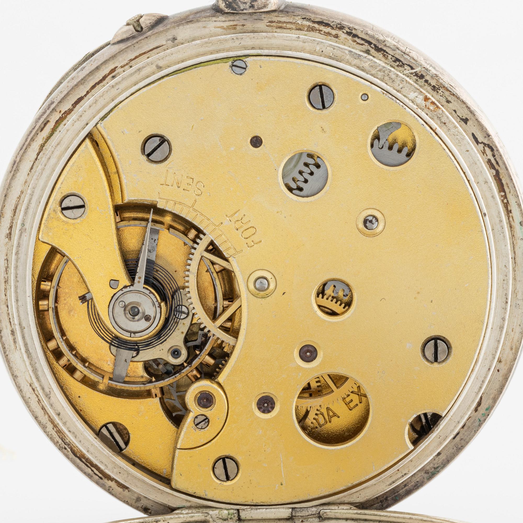 Halda, pocket watch, 50 mm.
