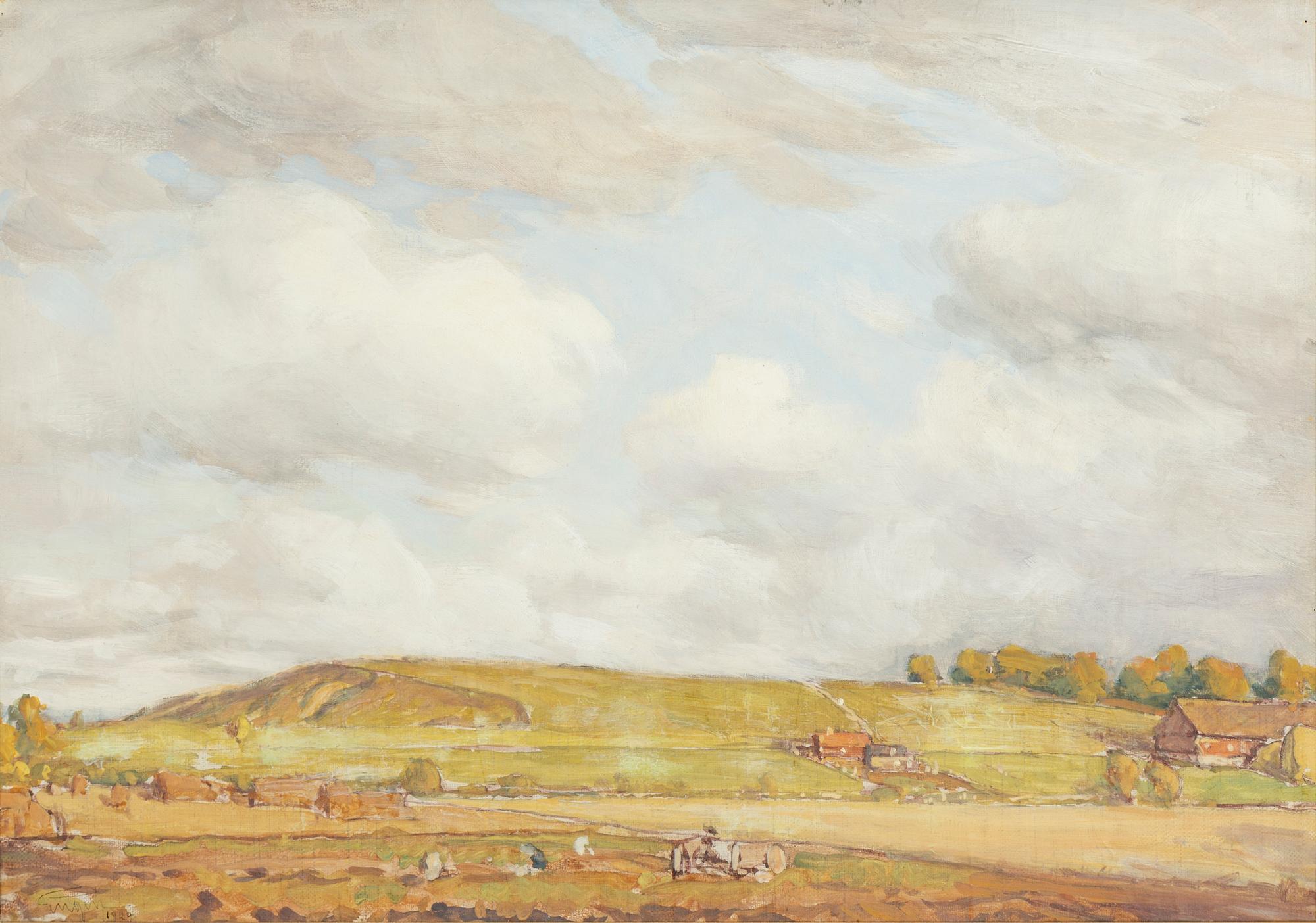 PRINS EUGEN, tempera på papper, signerad och daterad 1929.