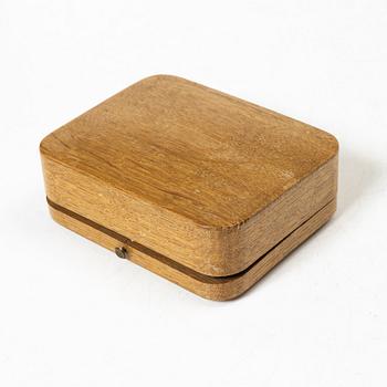 A Russian silver gilt coin purse, Sasikov, St Petersburg, late 19th century.