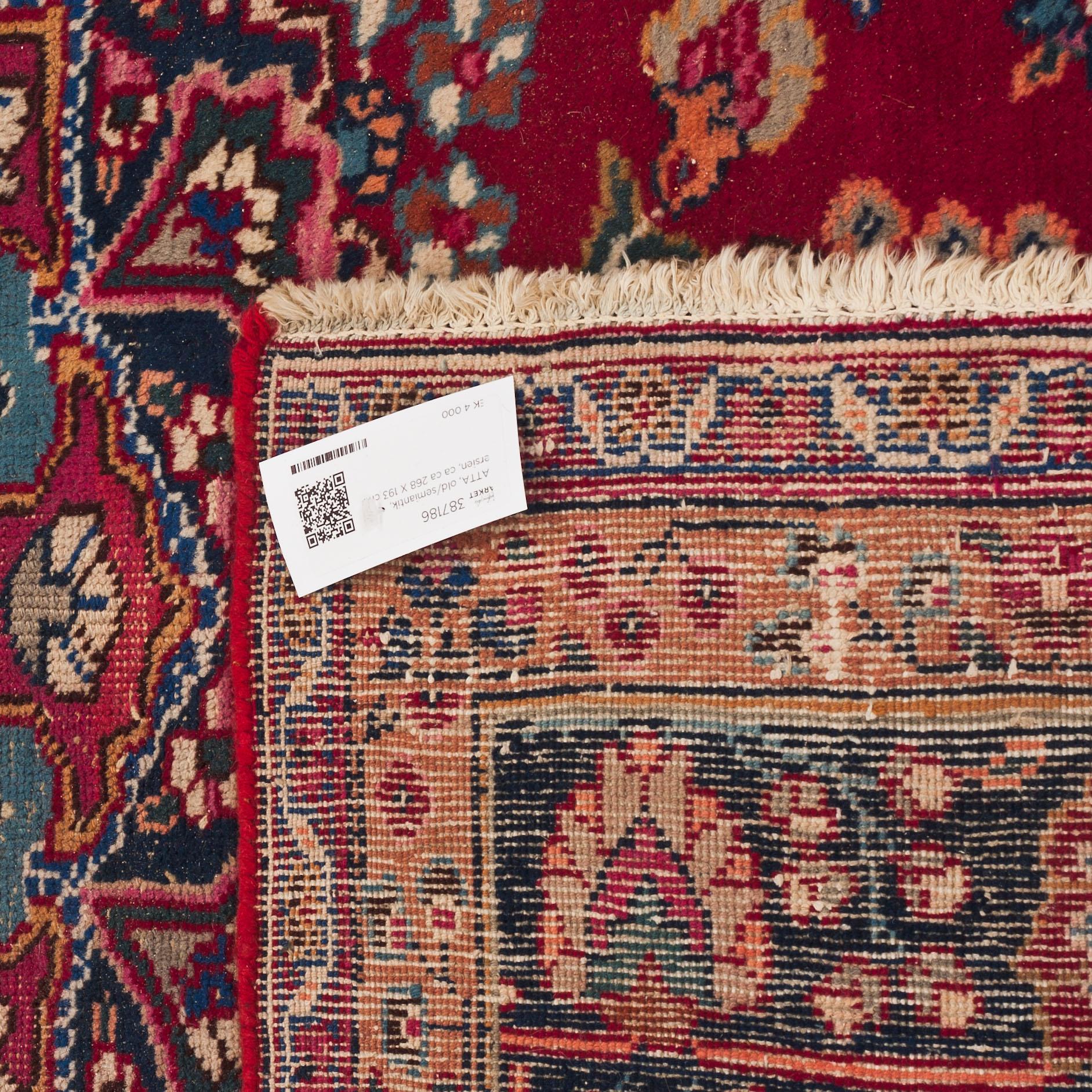 MATTA, old/semiantik, Persien, ca ca 268 X 193 cm.