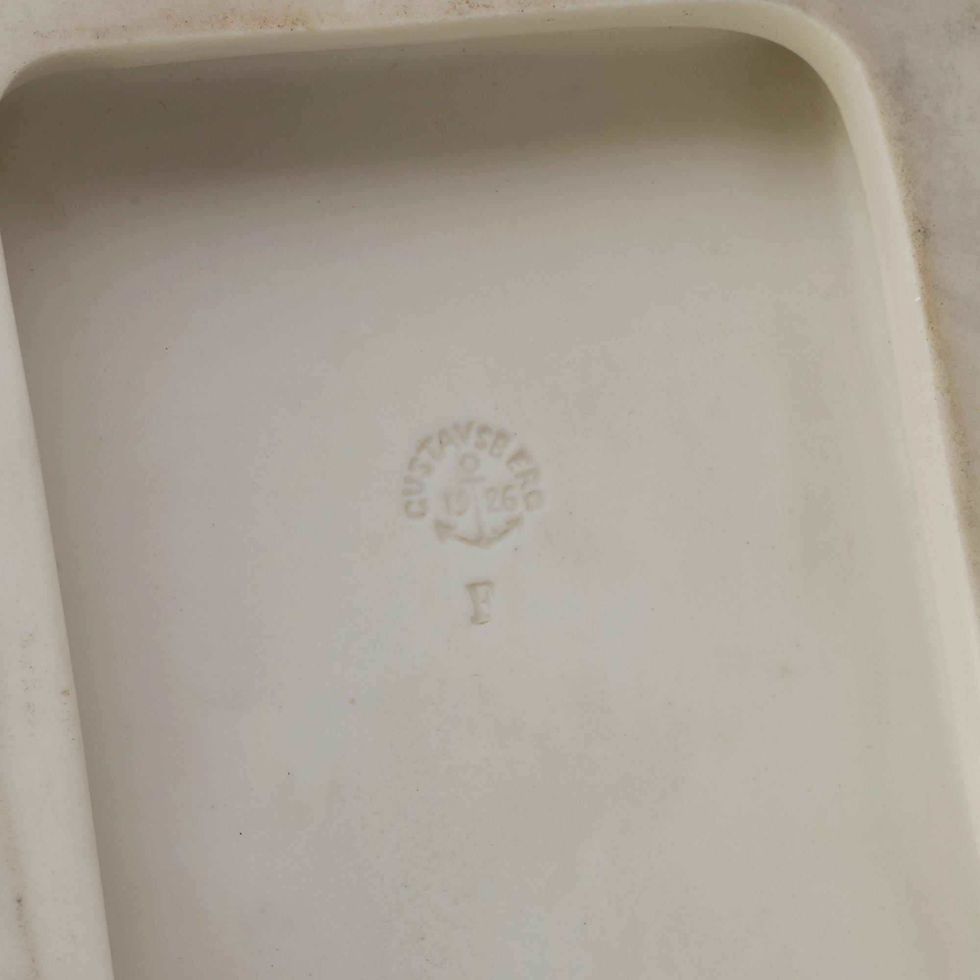 A PARIAN FIGURIN "ARIADNE" AFTER J H DANECKER GUSTAVSBERG 1926. SWEDEN.