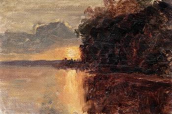 Hjalmar Munsterhjelm, LANDSCAPE STUDY.