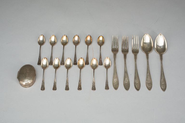 PARTI SILVER, bland annat OLn Linköping, 1917. Vikt ca 370g.