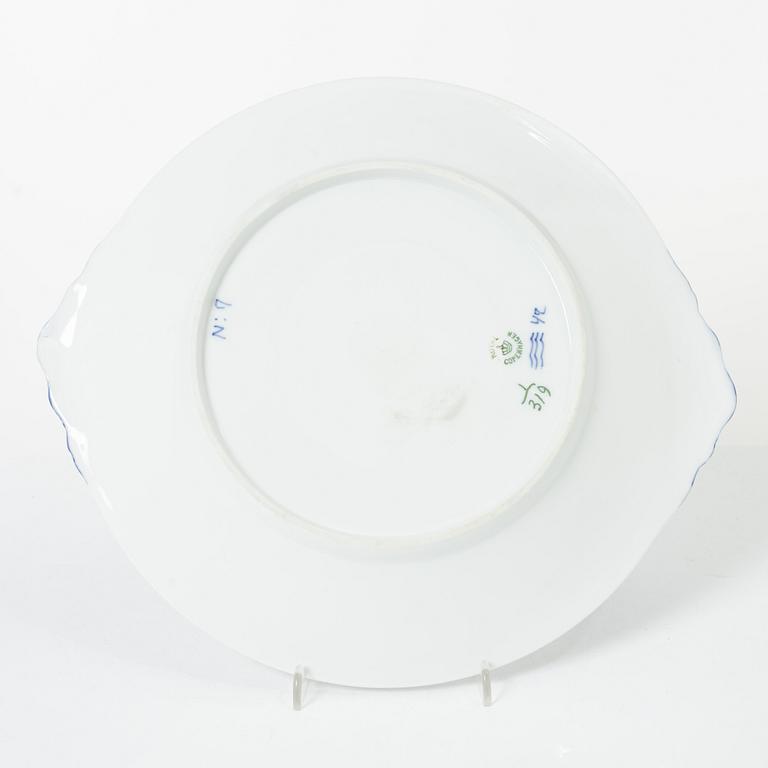 Royal Copenhagen, dinner and coffee service, 81 pcs, Blue Fluted, Full and Half Lace.