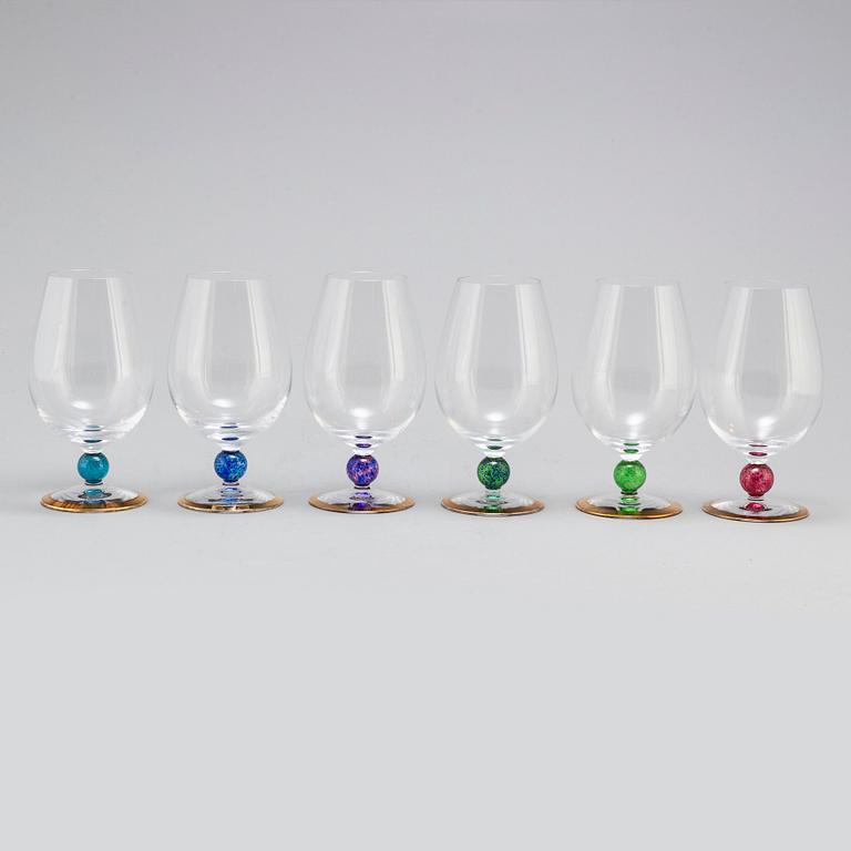 ERIKA LAGERBIELKE, a 48 piece 'Trilogi' glass service, Orrefors.