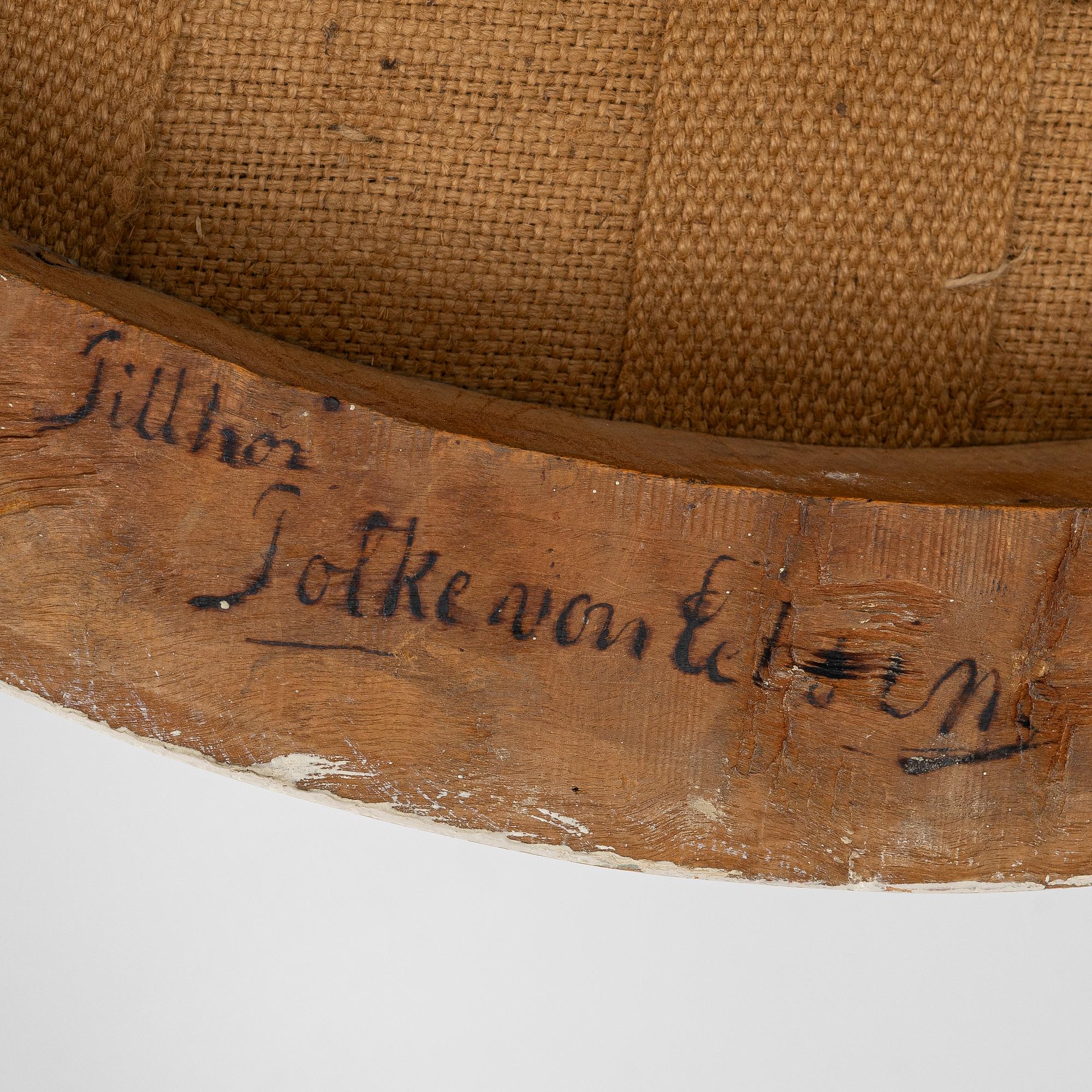 Stolar, 3 st, sengustavianska, sent 1700-tal.