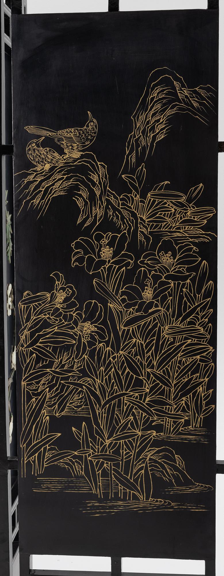 Folding screen, China, 20th Century.