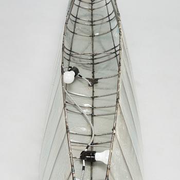 Stefan Lindfors, kattovalaisin/ valoveistos "Aniara", signeerattu Stefan Lindfors 2011.