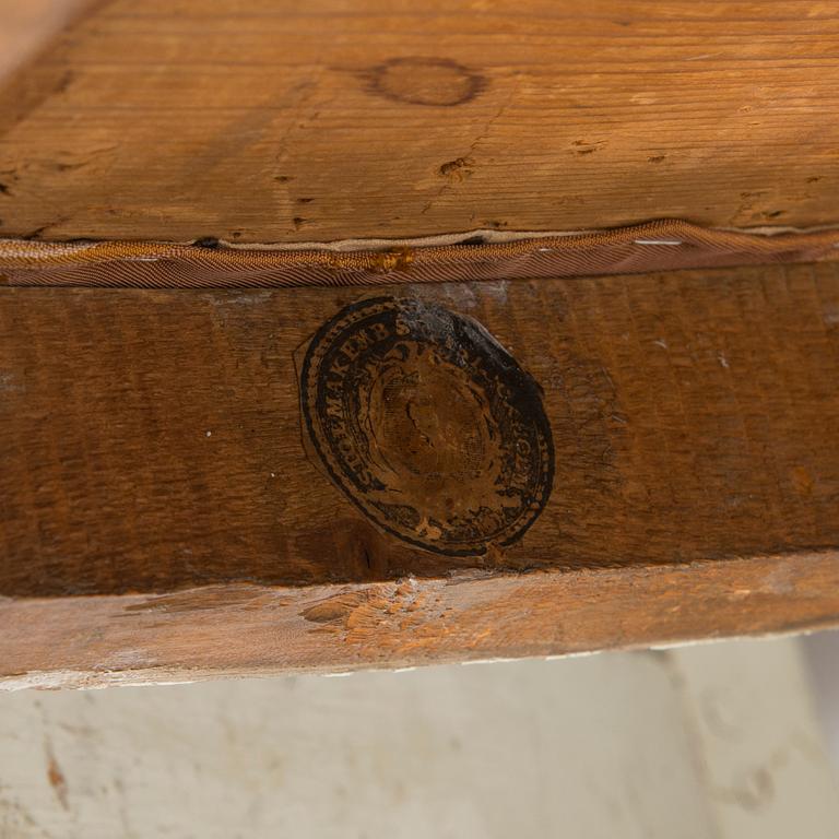 Stolar, ett par, Gustavianska, Stockholm, 1700-talets slut.
