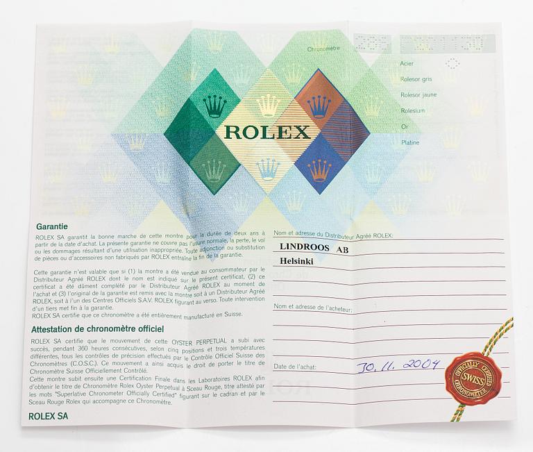Rolex, Oyster Perpetual, Date, wristwatch, 26 mm.