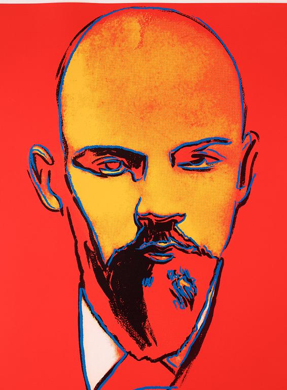 Andy Warhol, "Red Lenin".