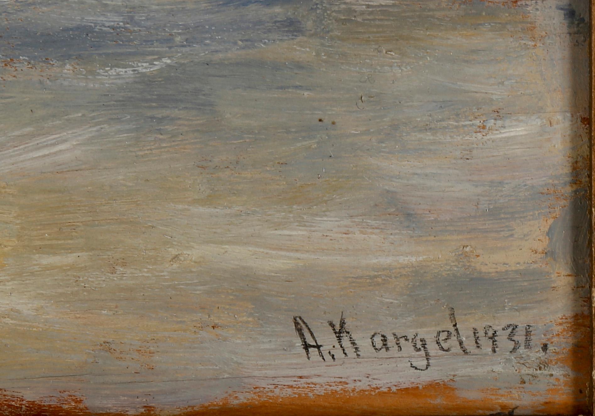 AXEL KARGEL, olja på pannå, signerad och daterad 1931.