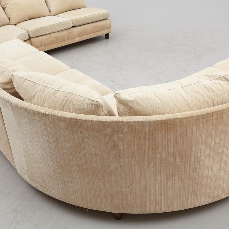 Modular sofa, 5 pieces, second half of the 20th Century.