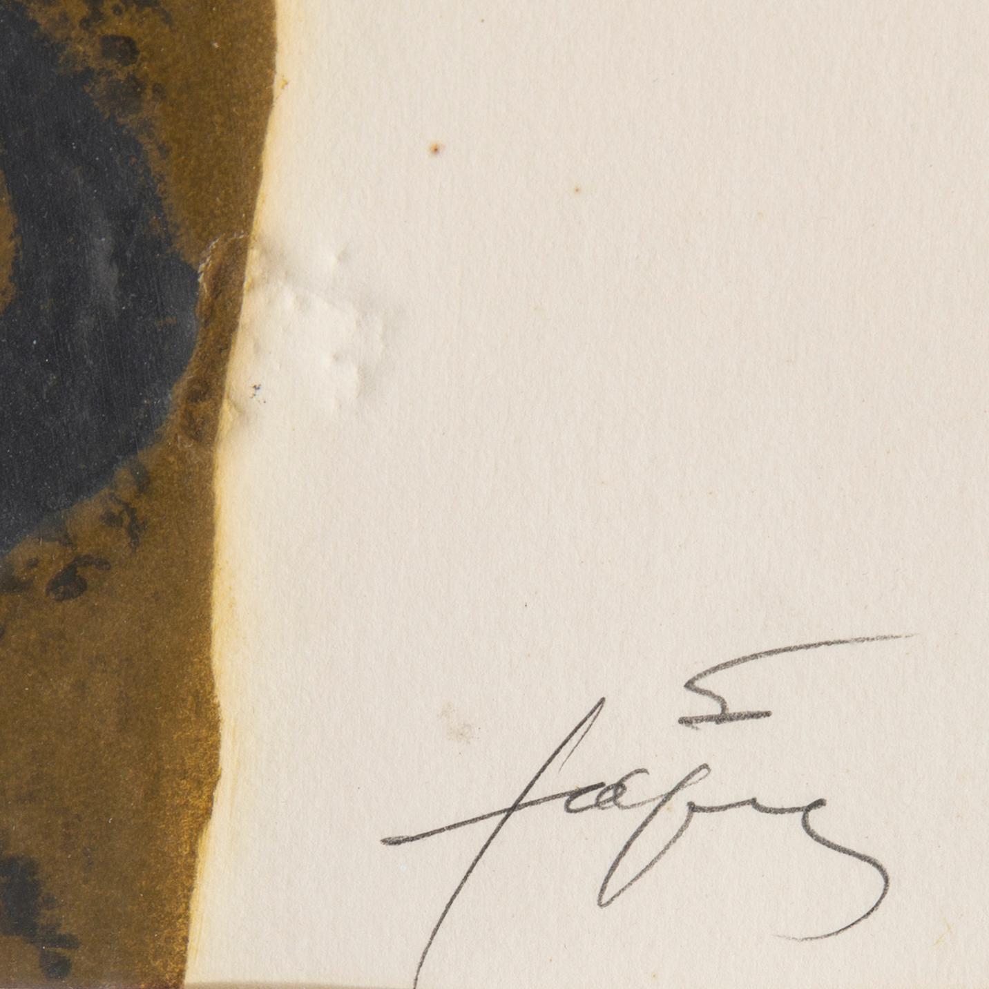 ANTONI TÀPIES, carborondum etching, 1972, signed 48/75.