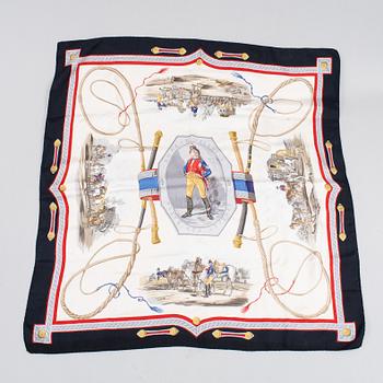 Hermès, a 'Poste Aux Lettres' silk scarf.