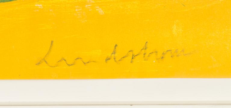 Bengt Lindström, färglitografi, signerad och numrerad 82/333.