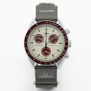 Omega/Swatch, MoonSwatch, "No Reserve", collection of 14 pcs, chronograph, wristwatches, 42 mm.