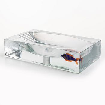 Kjell Engman, Handfat, glas, "Lagoon", Kosta Boda.