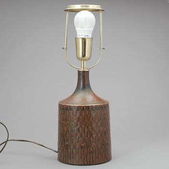 BORDSLAMPA, stengods, Stig Lindberg, Gustavsbergs studio, 1900-talets andra hälft.
