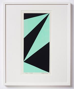 Olle Baertling, silkscreen in colours, 1959-68, signed 3/300.