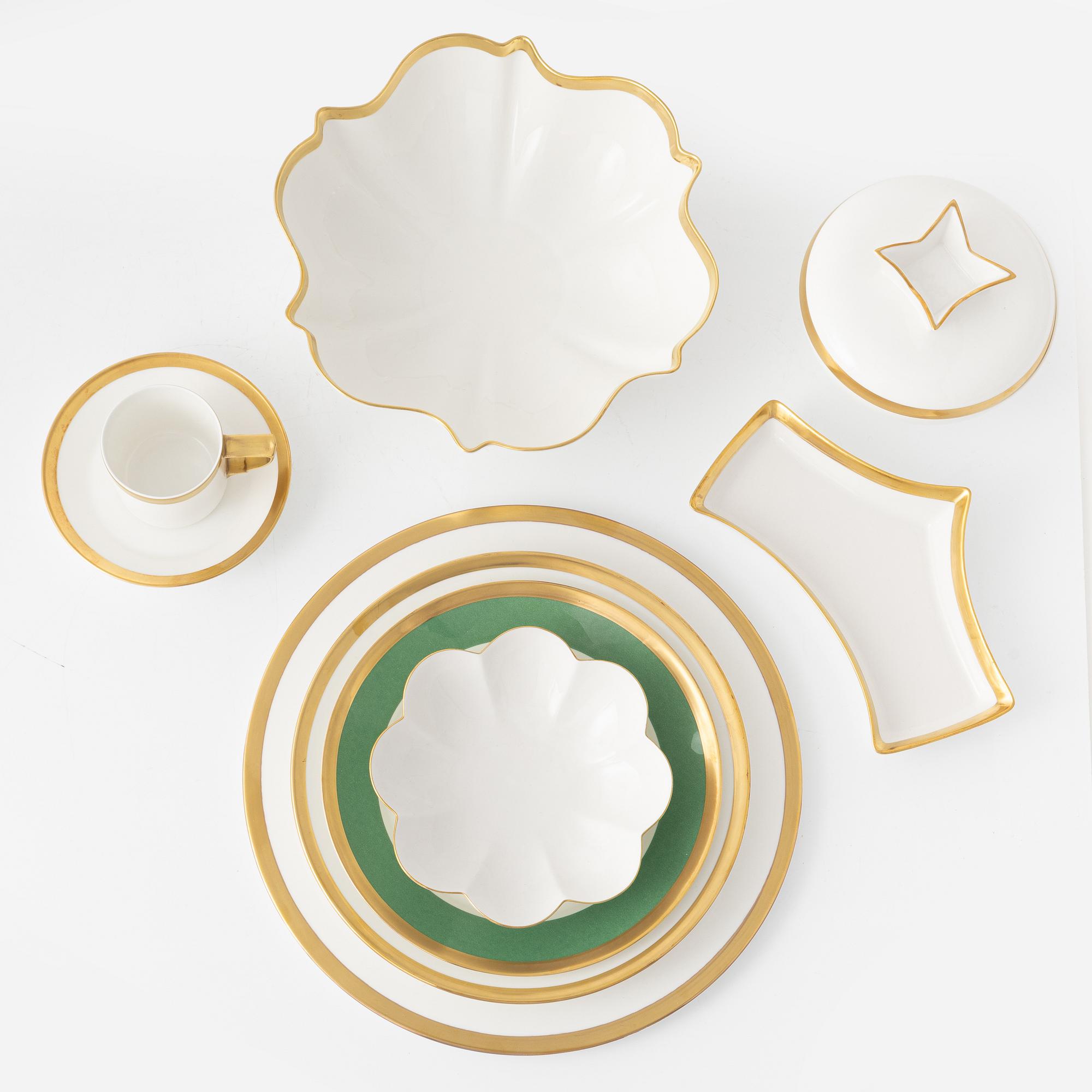 Karin Björquist, a 55-piece 'Nobel' porcelain service, Rörstrand.