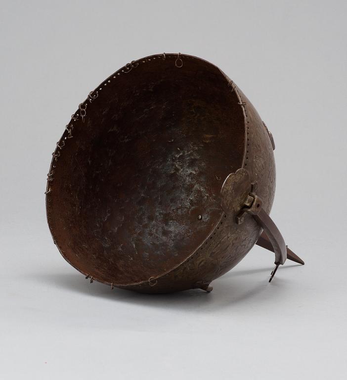 An 19th Century Persian Kula Khud Helmet.