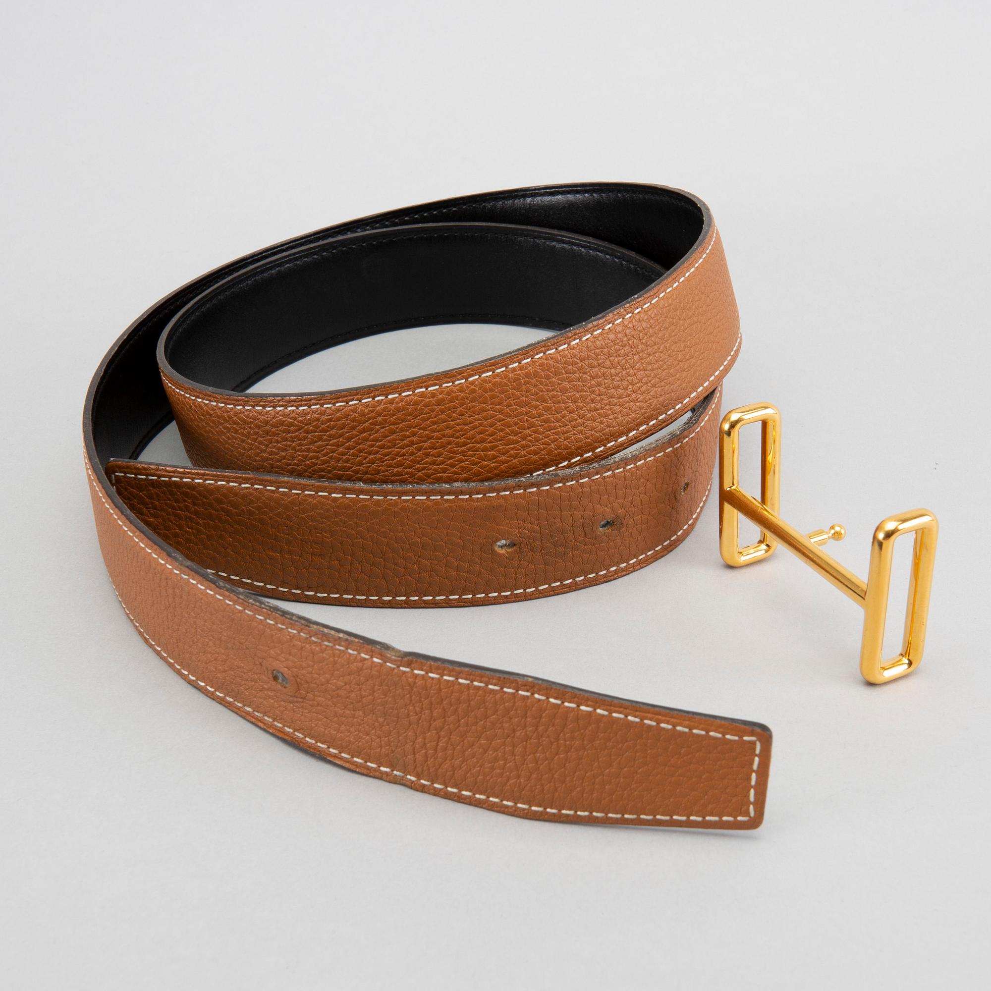 Hermès, belt, "H reversable".