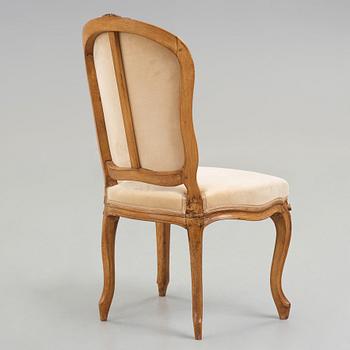 A Louis XV 18th century chair by Nicolas-Simon Courtois, master in Paris 1766.