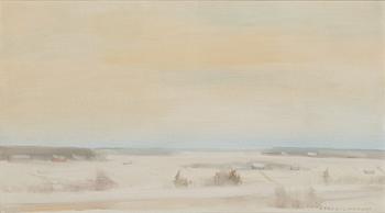 Eero Nelimarkka, oil on canvas, signed and dated 1973.