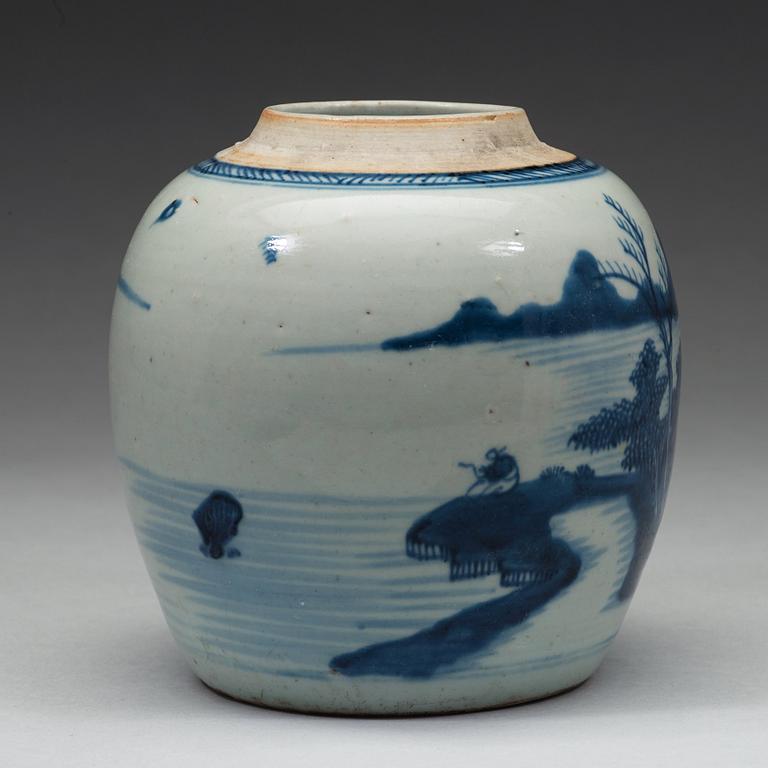 KRUKA, porslin, Qingdynastin, 1800-tal.