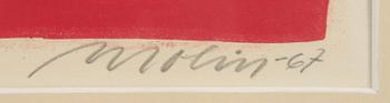 BRITTA MOLIN, litografi, sign.