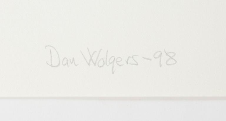Dan Wolgers, litografi, 1998, signerad 53/290.