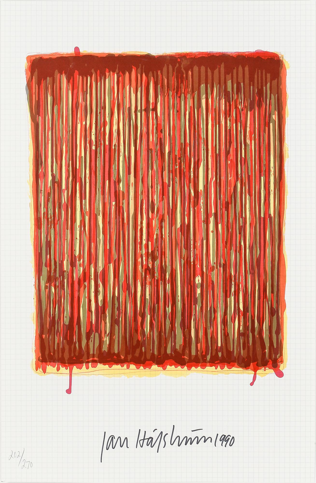 JAN HÅFSTRÖM, färglitografi, signerad och numrerad 202/270, daterad 1990.