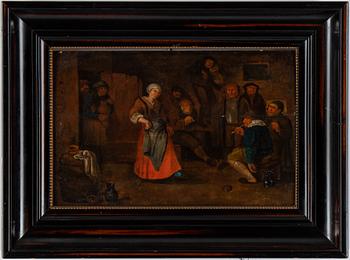 Adriaen van Ostade, in the manner of, oil panel.