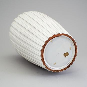 Vicke Lindstrand, a monumental earthen ware vase, Upsala Ekeby, 1944-1953 .